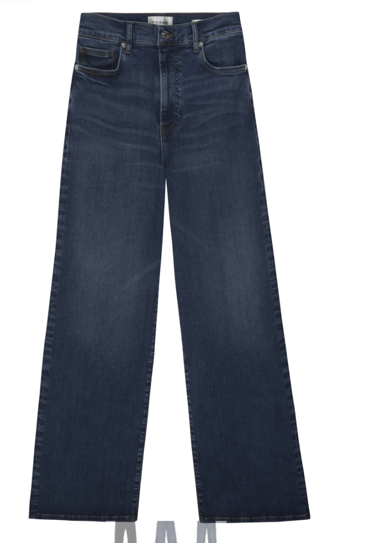 FRAME Le Slim Palazzo in Skywalk Jeans