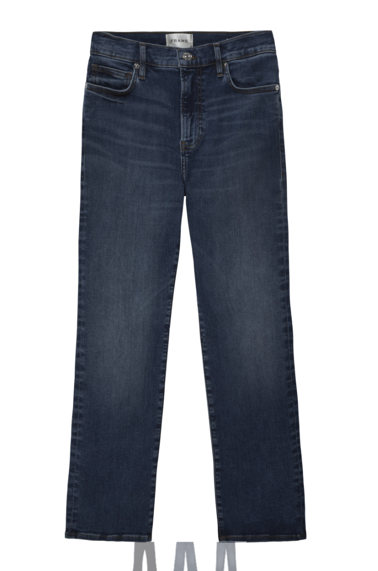 FRAME Le High Straight in Skywalk Jeans