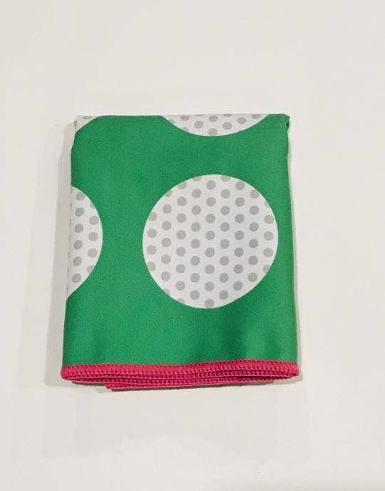 Golf Towels W Grommet & Carabiner, Love Golf