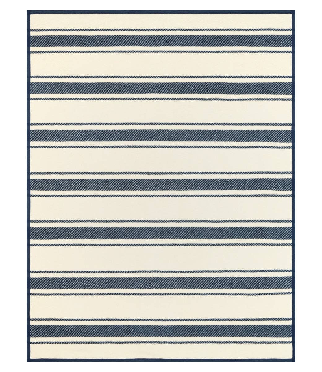 ChappyWrap Dockside Stripe Navy Blanket: Original