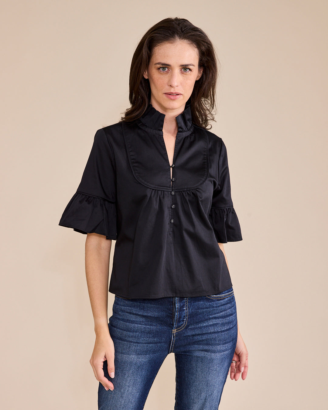 S'edge Meredith Top in Black