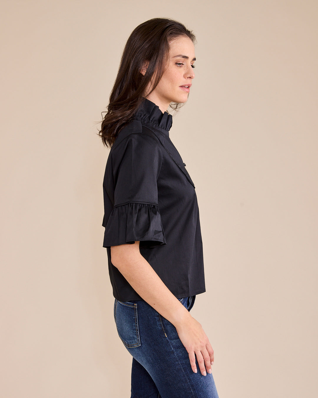 S'edge Meredith Top in Black