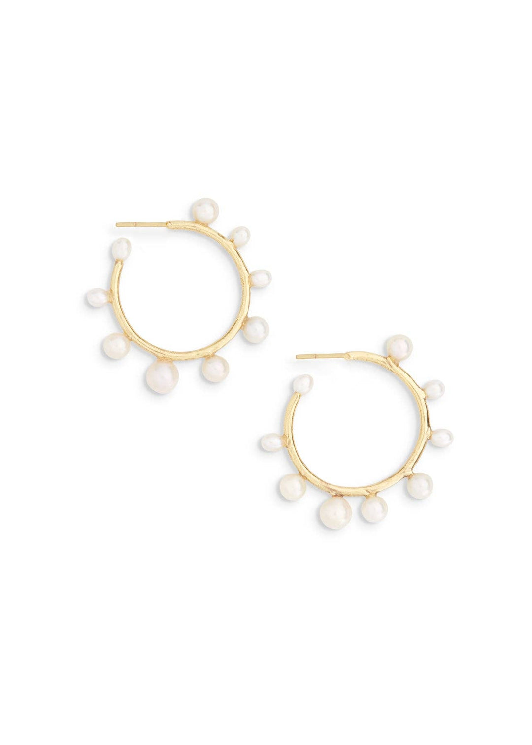 Ever Alice Pearl Hoops | Medium