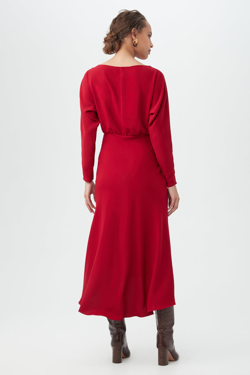 Trina Turk Behati Dress in Roselle Red