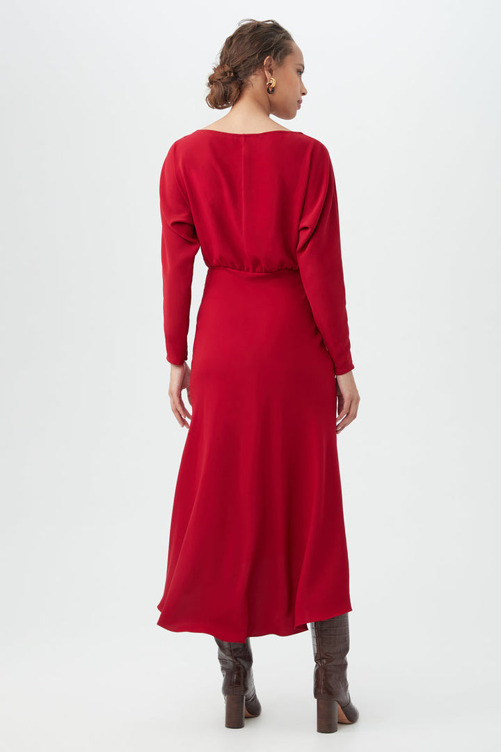 Trina Turk Behati Dress in Roselle Red