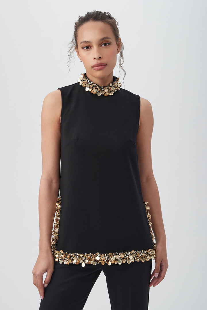 Trina Turk Wonderous Top in Black