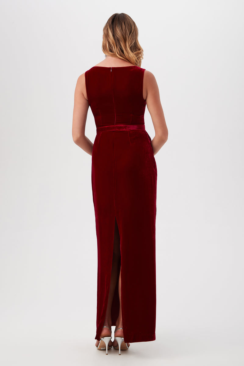 Trina Turk Vedda Dress Vixen Red