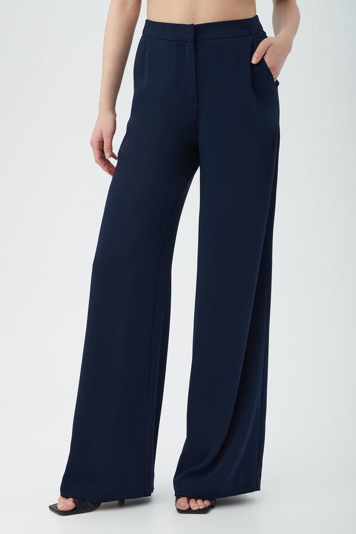 Verity Pant in Indigo by Trina Turk