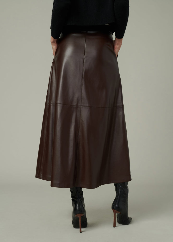 Joe's Jeans The Tavi Vegan Leather Skirt