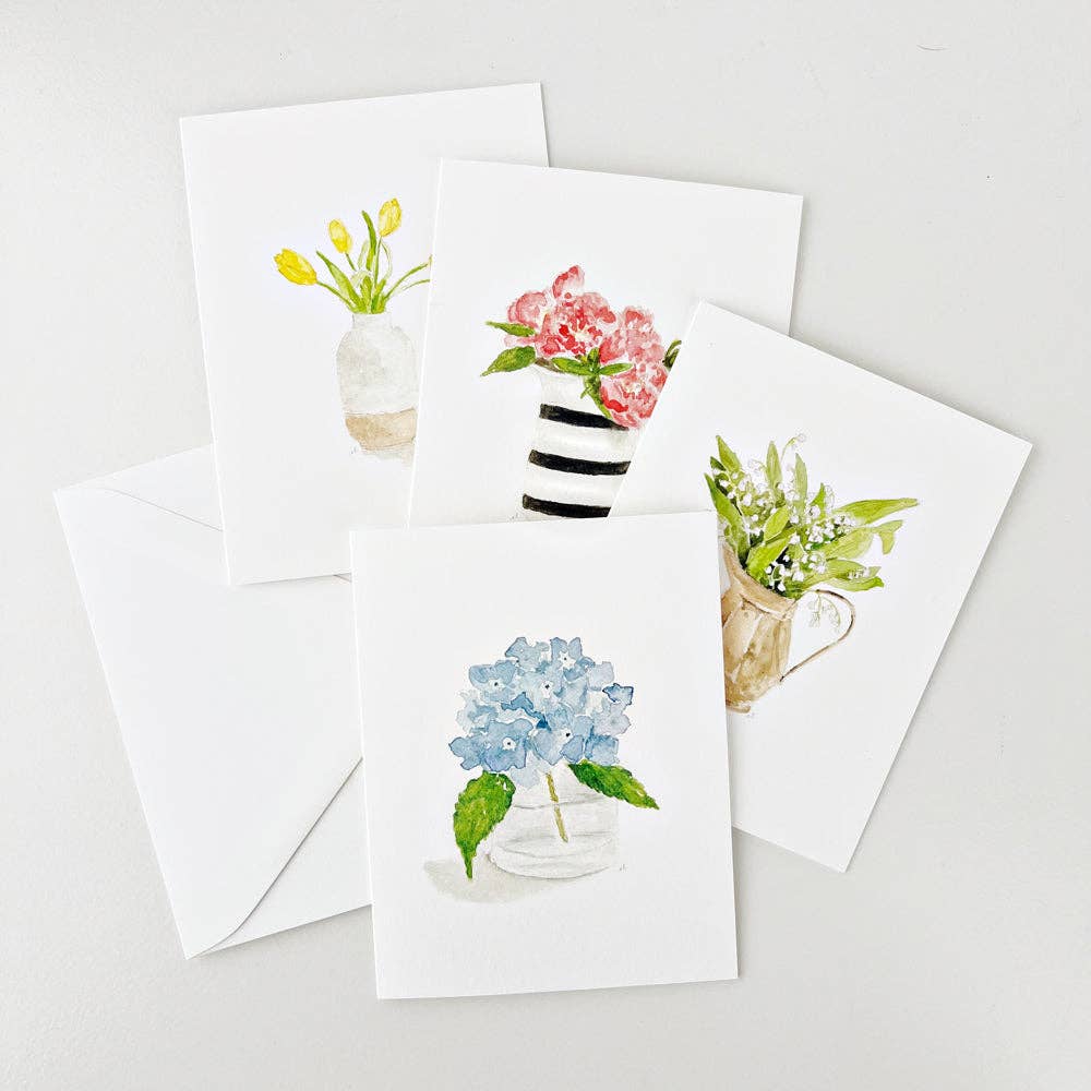 Emily Lex Flower notecards set