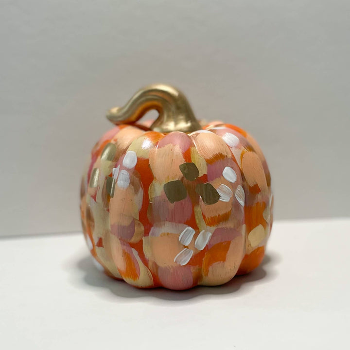 Orange Abstract Pumpkin