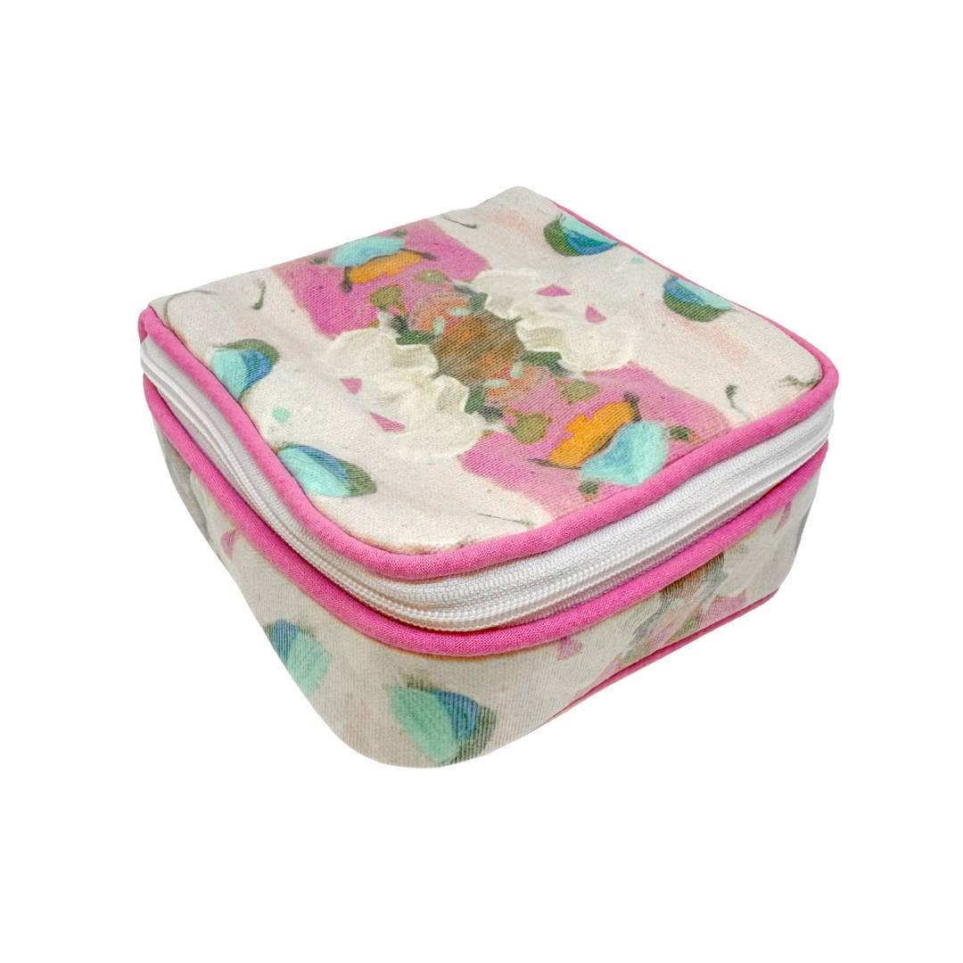 Laura Park Monet's Garden Pink Jewelry Case