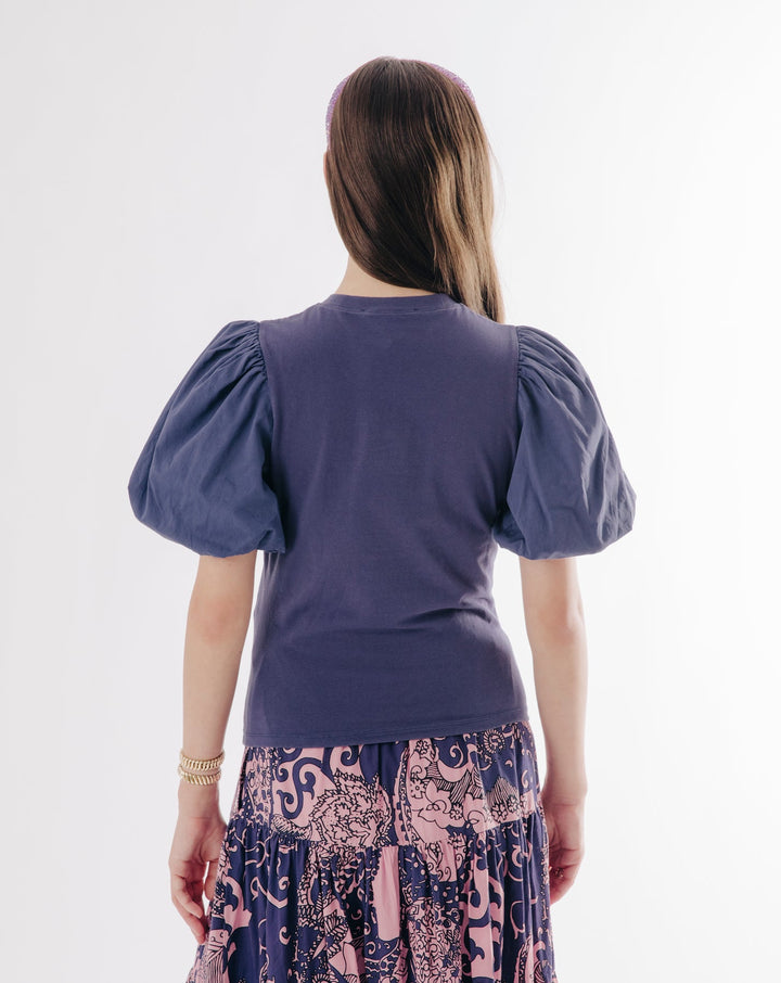 Lali Tee in Purple by Love the Label