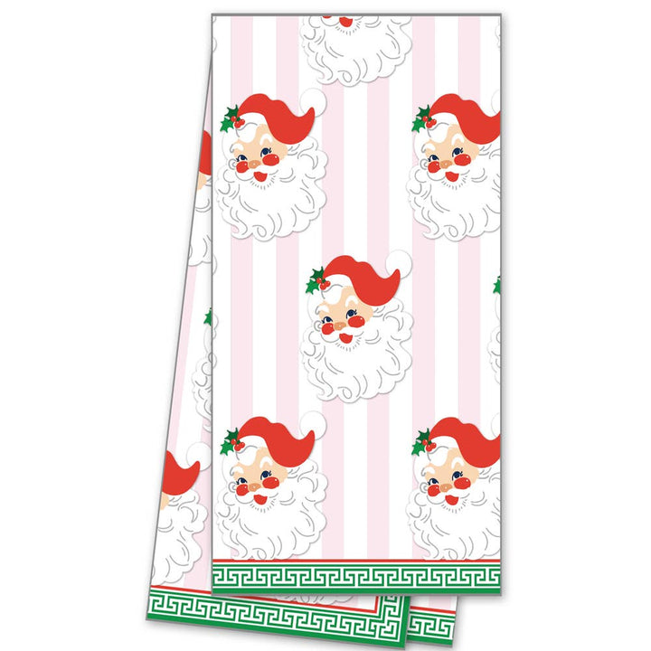 Santa Cabana Stripe Christmas Tea Towel