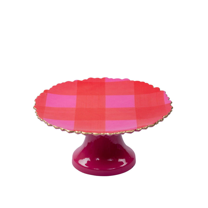 Jaye's Studio Charlotte Buffalo Enameled Cake Stand