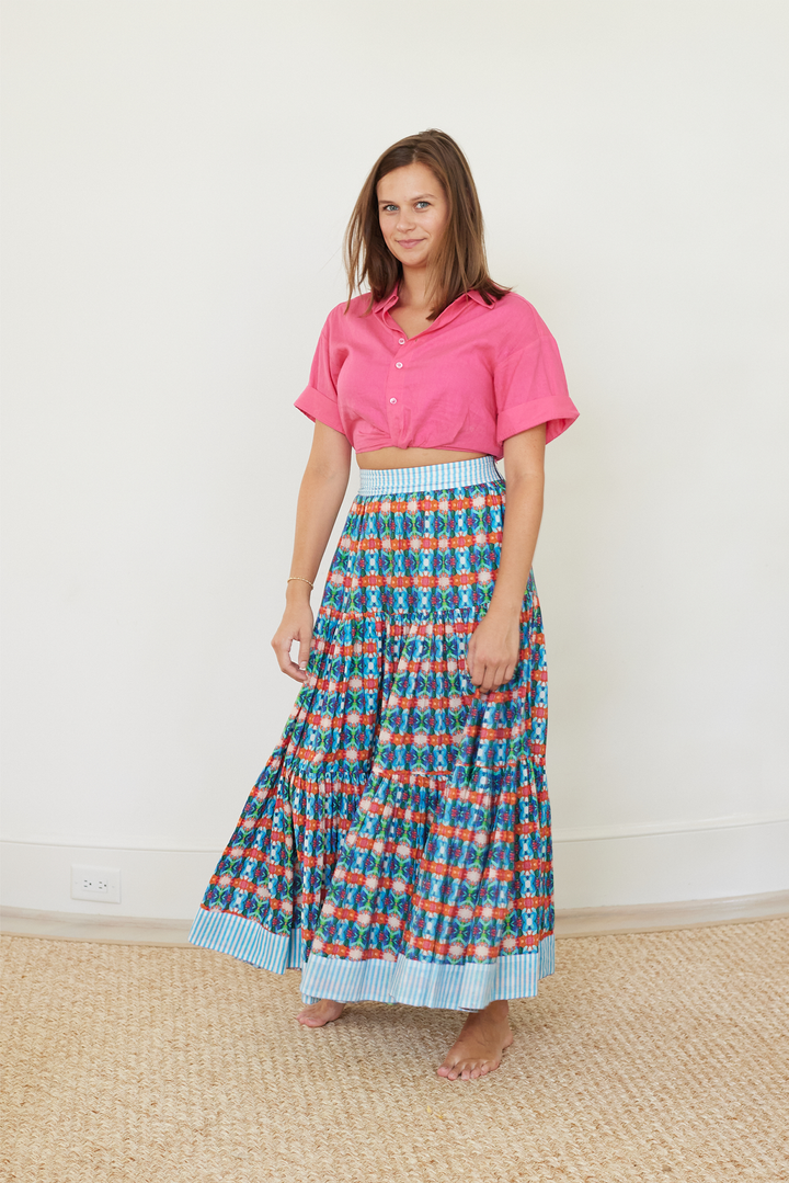 Brooks Avenue Triple Tiered Maxi Skirt