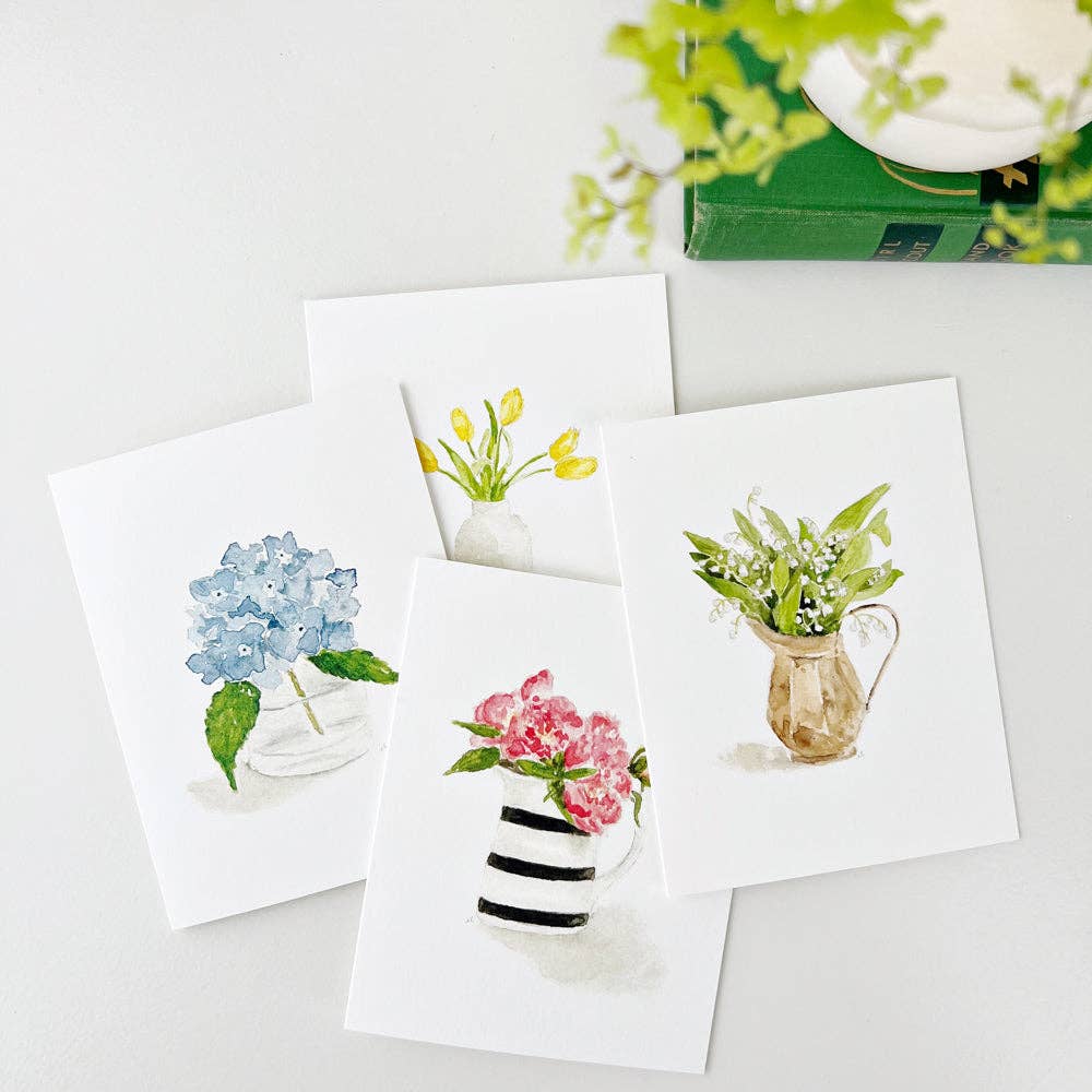 Emily Lex Flower notecards set