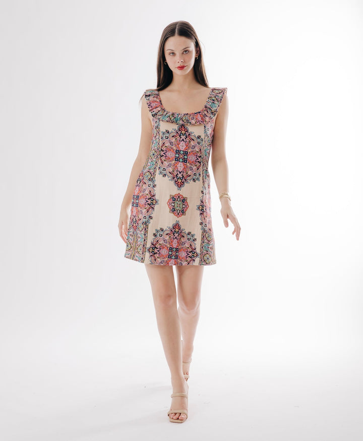 Mia Medallion Mini Dress by Love the Label