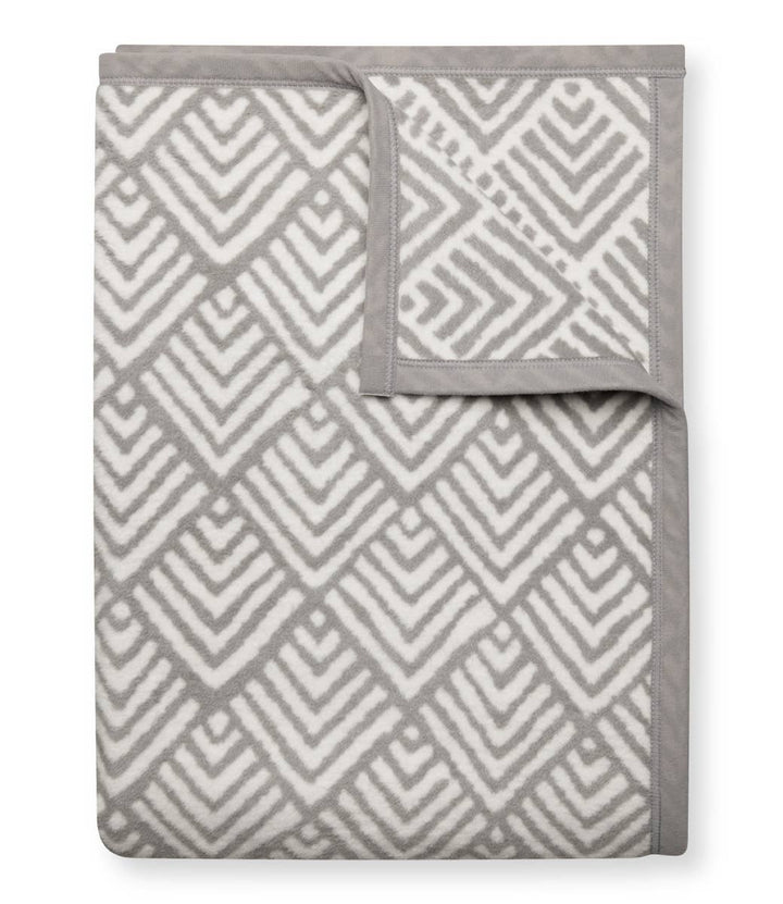 ChappyWrap Oyster Cove Diamonds Grey Original Blanket