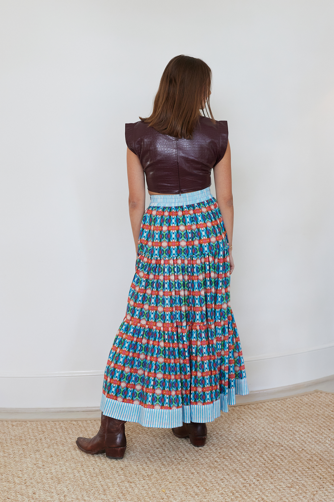 Brooks Avenue Triple Tiered Maxi Skirt