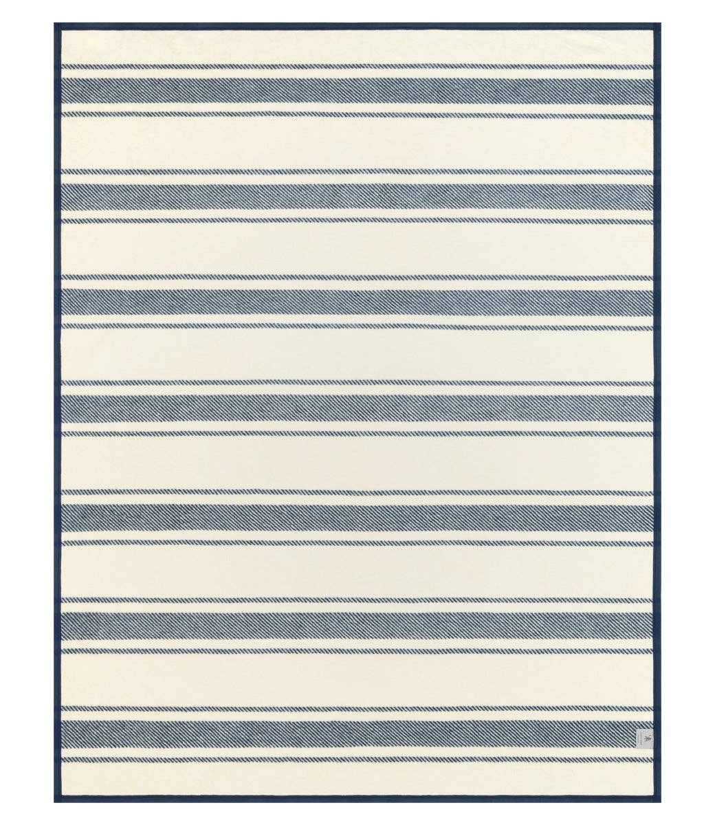 ChappyWrap Dockside Stripe Navy Blanket: Original