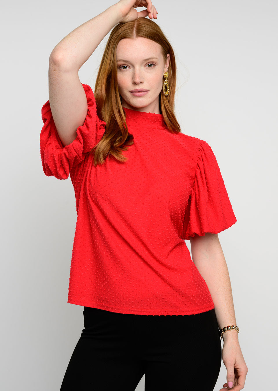 Ivy Jane Tufted Dot Knit Top