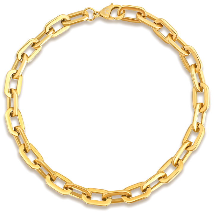 Ellie Vail - Gage Oversized Link Necklace: Gold