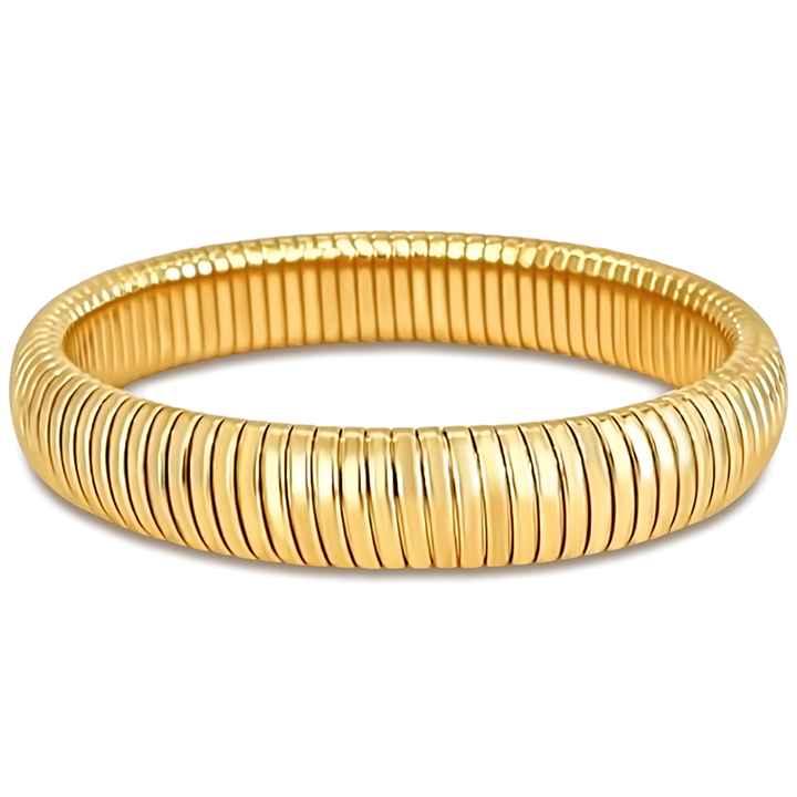 Ellie Vail - Sandra Coil Bangle Bracelet: Gold