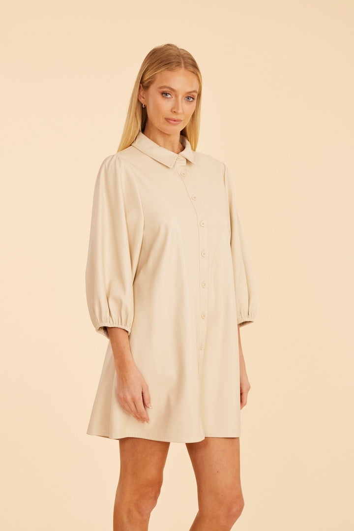 Dolce Cabo Vegan Leather Tunic Dress