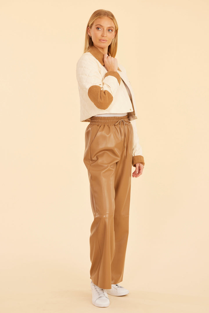 Dolce Cabo Faux Leather Drawstring Pant