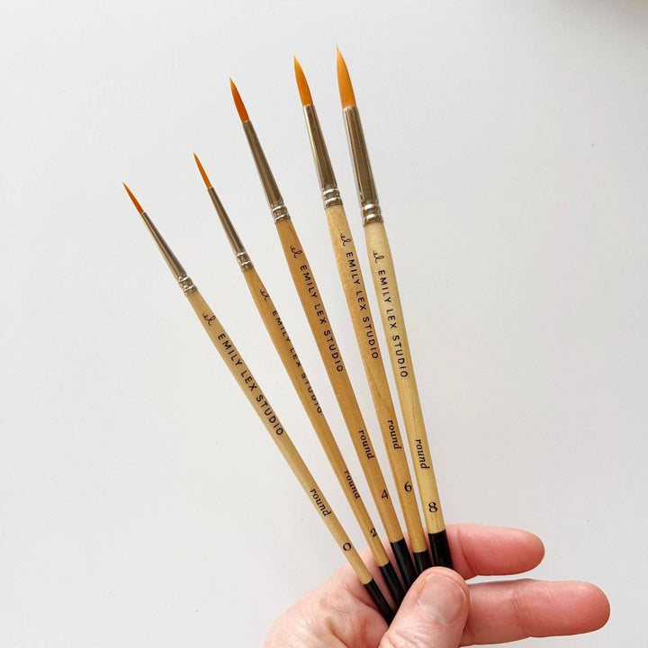 Emily Lex Watercolor paintbrush set