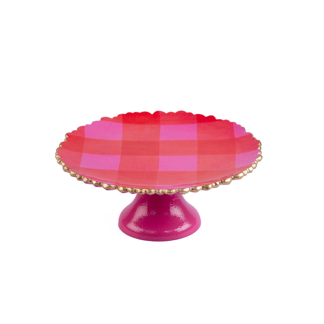 Jaye's Studio Charlotte Buffalo Enameled Cake Stand