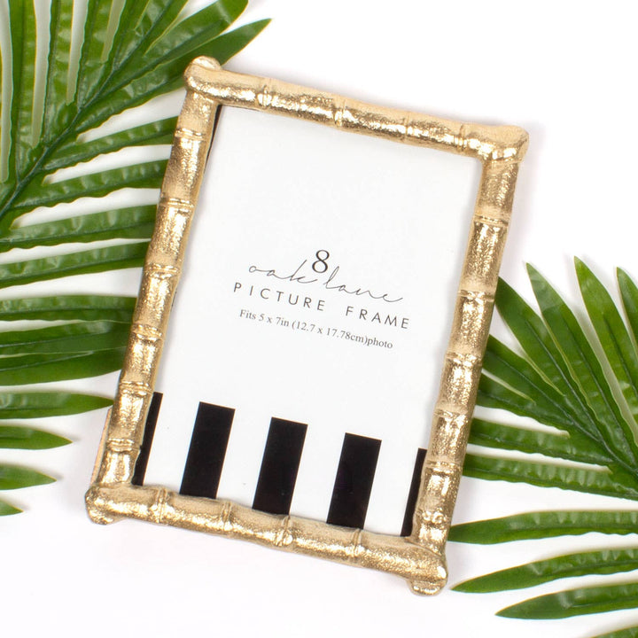 8 Oak Lane Gold Bamboo 5x7 Picture Frame