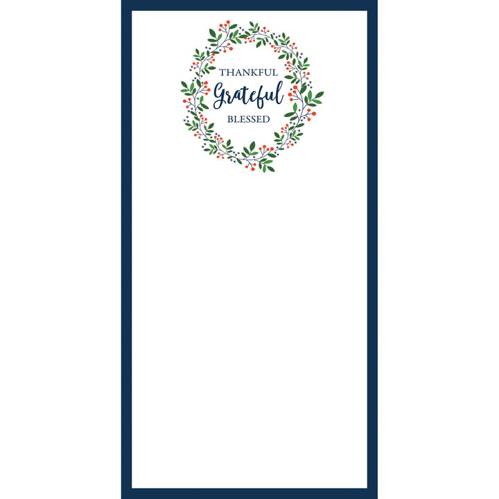 4.25 x 8.5 Thankful Grateful List Notepad