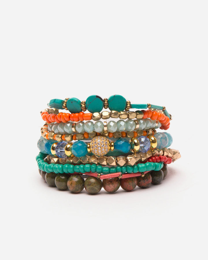 Frances Valentine Oaxaca Stacked Bracelets