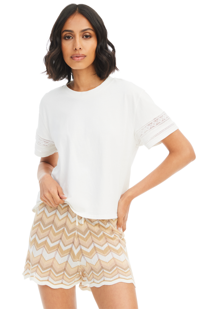 Iris Tee in White by ALLISON New York