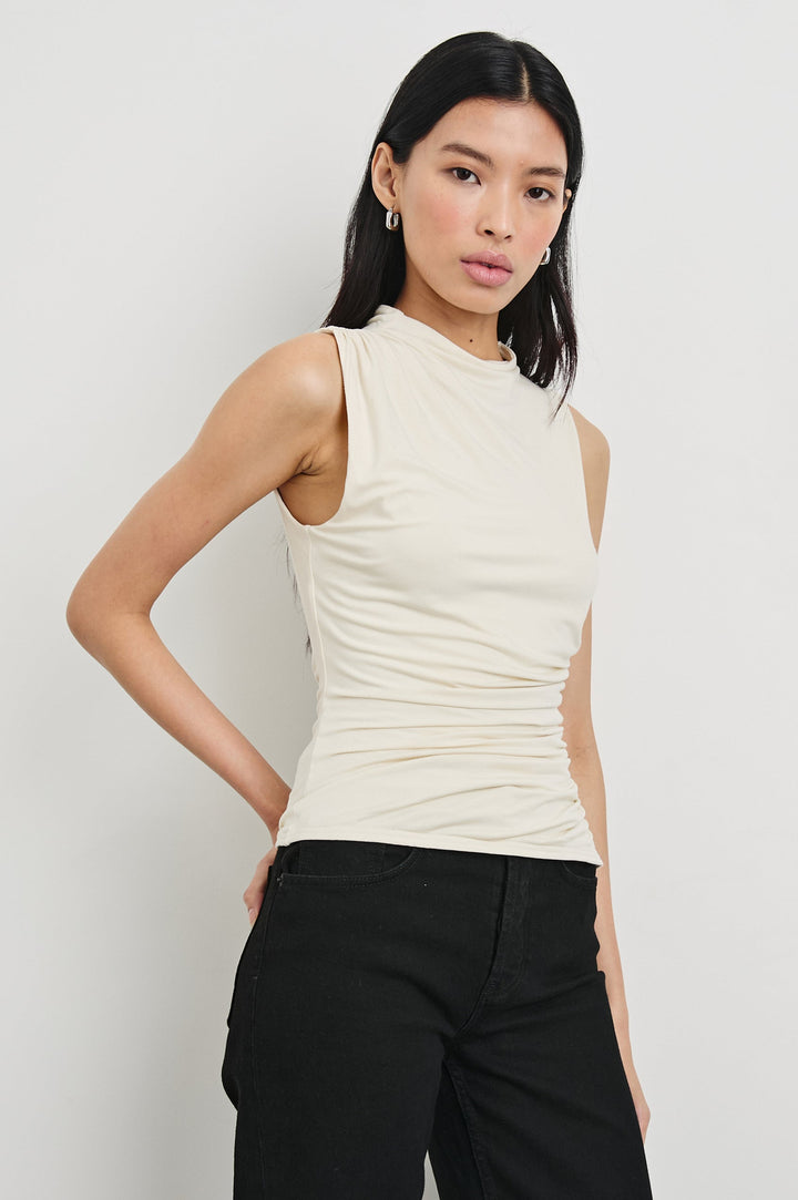 Christen Top in Ivory by Rails