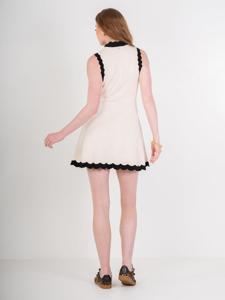 Varsity Orchid Dress - Black Sand by Emily McCarthy