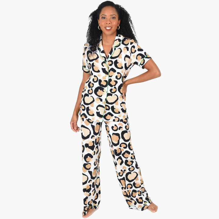 Emily McCarthy Leopard Pajamas