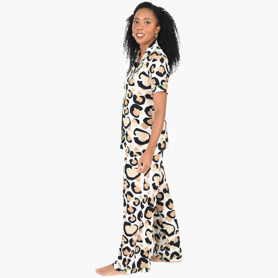 Emily McCarthy Leopard Pajamas