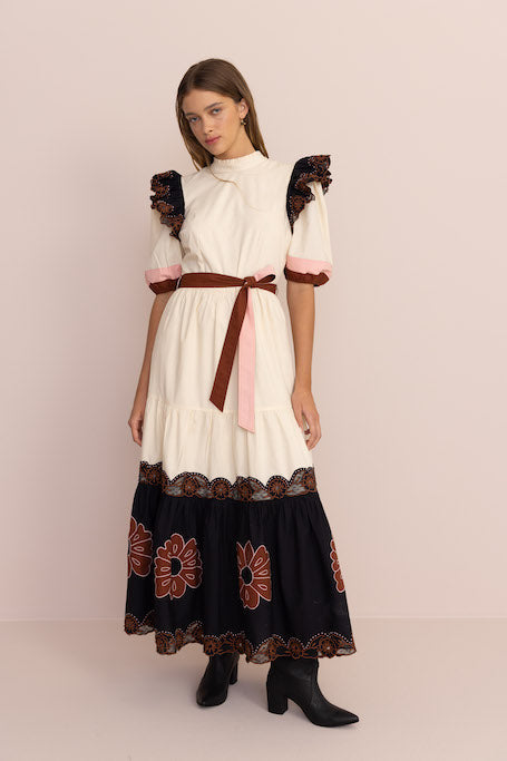 Vero Alfie Picasso Long Dress