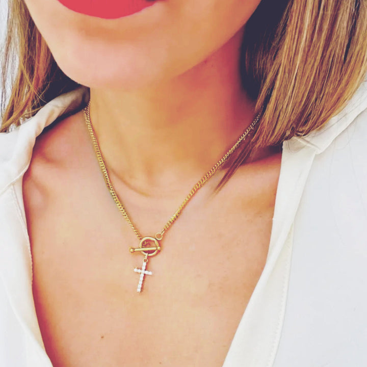 Allison Avery Cross Chain Necklace