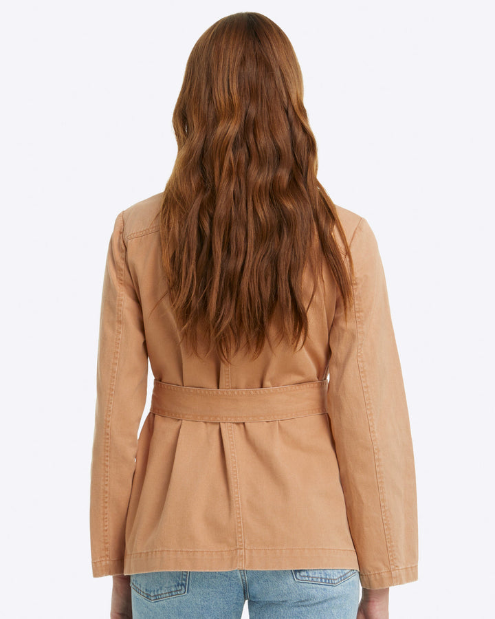 Draper James Field Jacket in Camel Twil