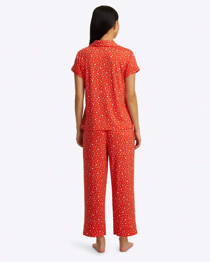 Draper James Linda Pajama Set in Falling Petals