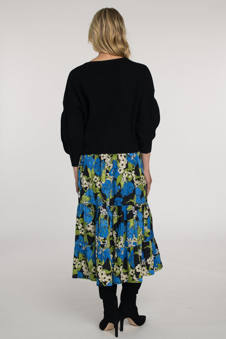 Elizabeth James Surrey Skirt in Night Bloom