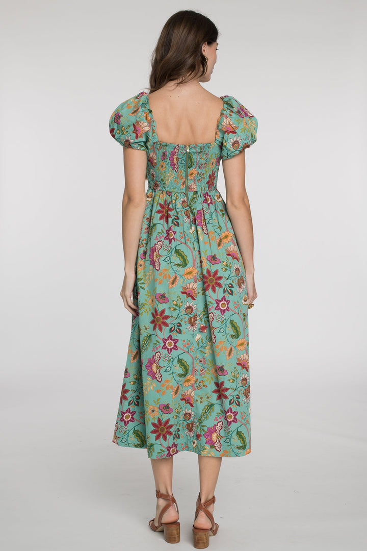 Allie Dress in Exotic Flower by Elizabeth James