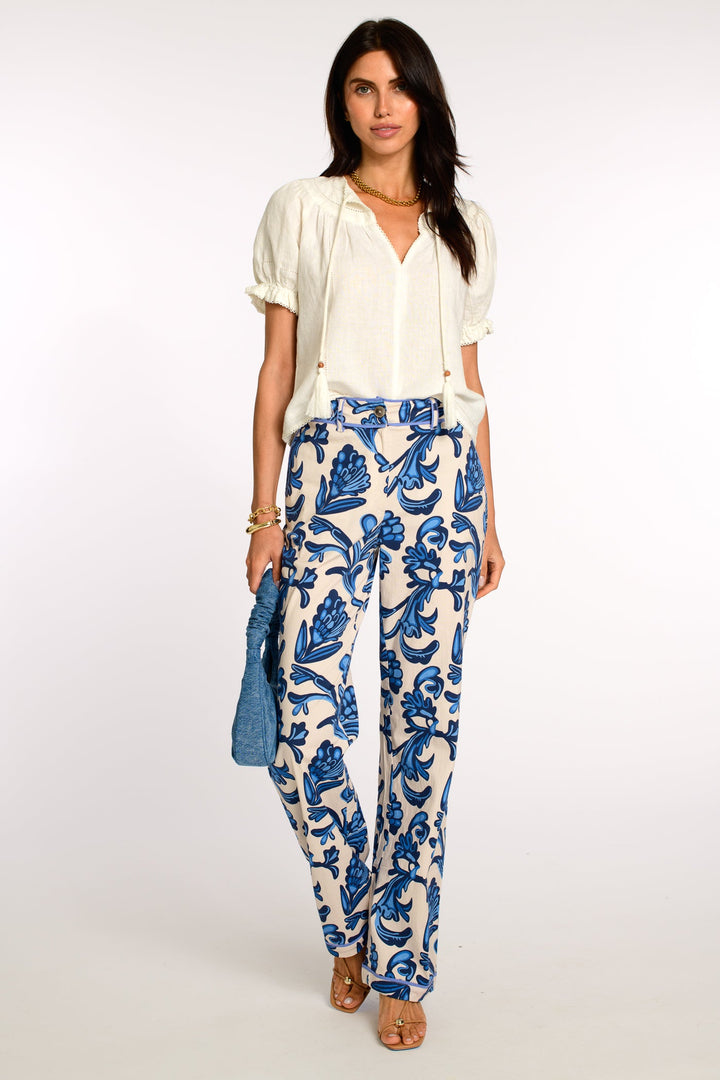 Tilda Pant in Grand Entrance Ivory by Elizabeth James