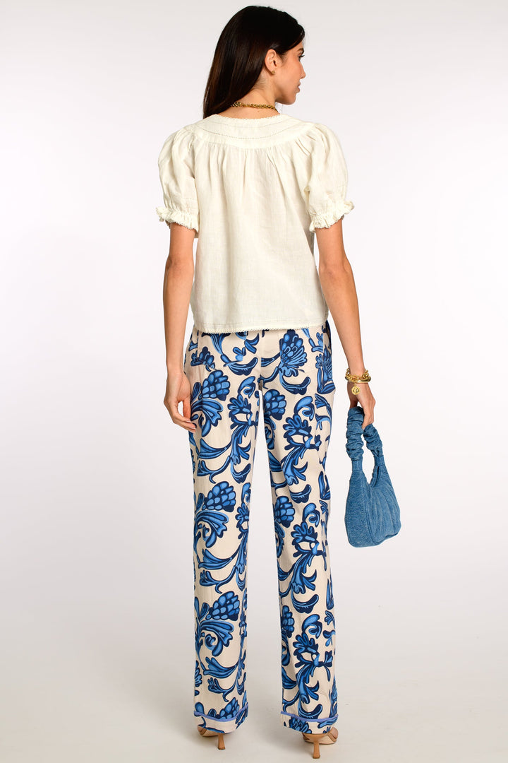 Tilda Pant in Grand Entrance Ivory by Elizabeth James