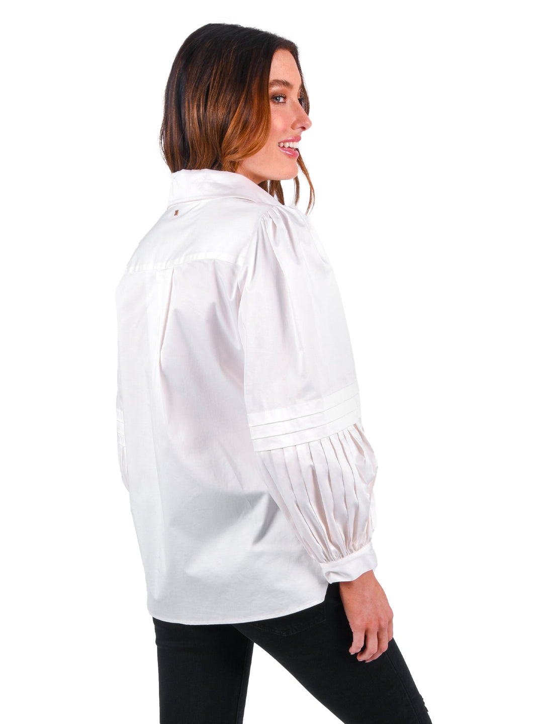 Emily McCarthy Oxford - White Cotton Poplin