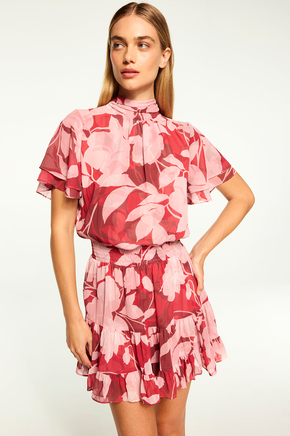 Saffie Dress in Flora Rosada by Misa